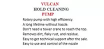 VULCAN HOLD CLEANING PUMP